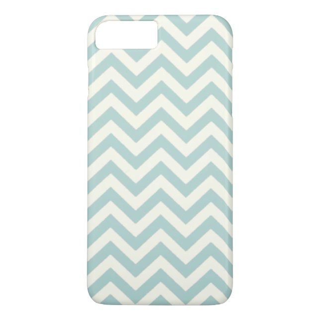 Teal Zigzag Phone Case (Back)