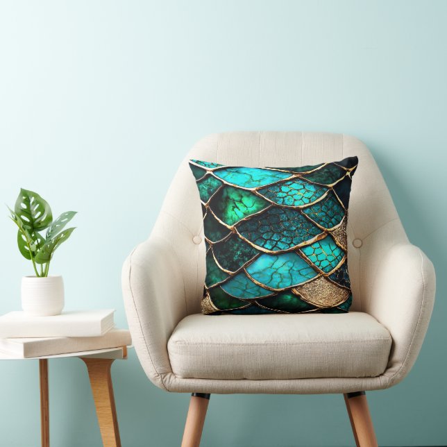Tealia Throw Pillow (Chair)