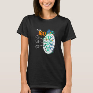 Team 180 Darts 180 dartboard 180 in darts Premium_ T-Shirt
