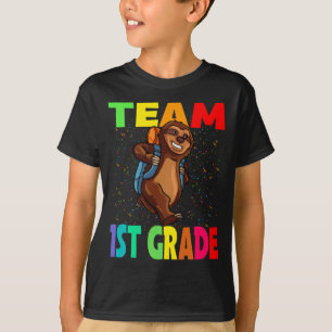 Team 1st Grade Sloth Back To School T-Shirt