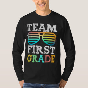 Team 1st Grade Squad First Teacher Student Back To T-Shirt