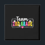 Team 2nd Grade Back To School Teacher Student Seco Magnet<br><div class="desc">Team 2nd Grade Back To School Teacher Student Second Grade</div>