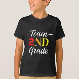 Team 2nd Grade Cool Teacher Student Back To School T-Shirt