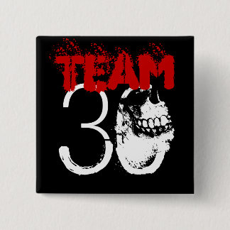 Team 30 2 inch square button