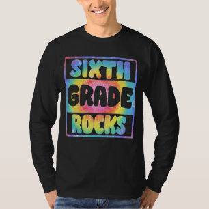 Team 6th Grade Hello Sixth Grade Rocks Back To Sch T-Shirt