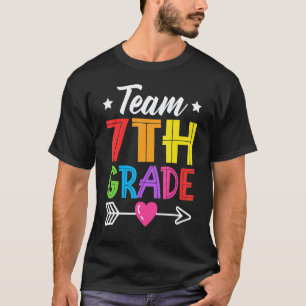 Team 7th Grade Teacher Student Kid Back To School  T-Shirt