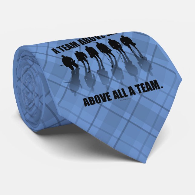Team Above All (Hockey) Tie (Rolled)
