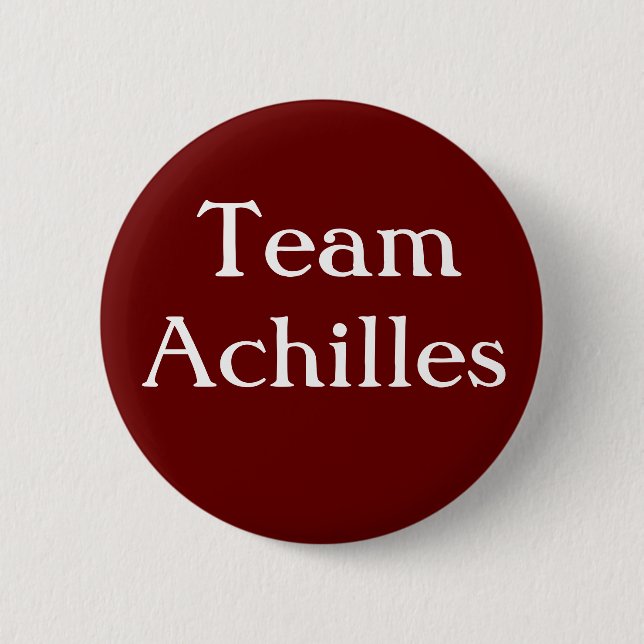 Team Achilles Badge 2 Inch Round Button (Front)