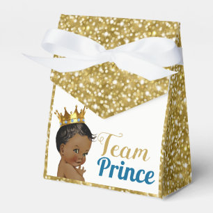 Team African Prince Gold Glitter Favour Tents Favor Box