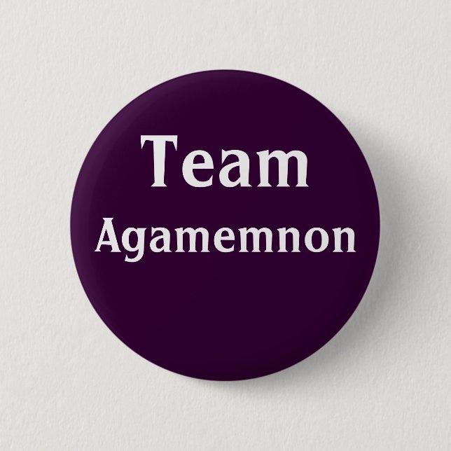 Team Agamemnon 2 Inch Round Button (Front)