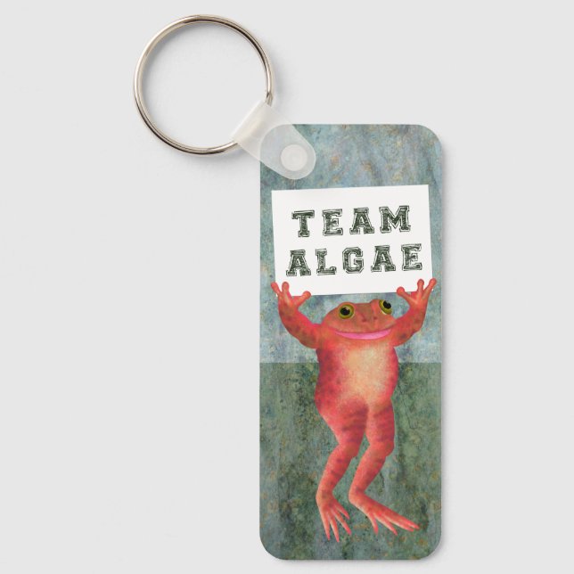 Team Algae frog Keychain (Front)