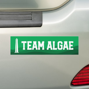 Team Algae Reflecting Pool Funny Anti-Trump Bumper Sticker