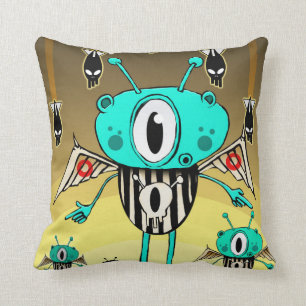 Team alien 2012 throw pillow