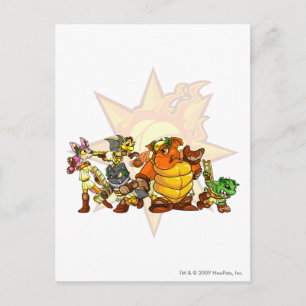 Team Altador Group Postcard