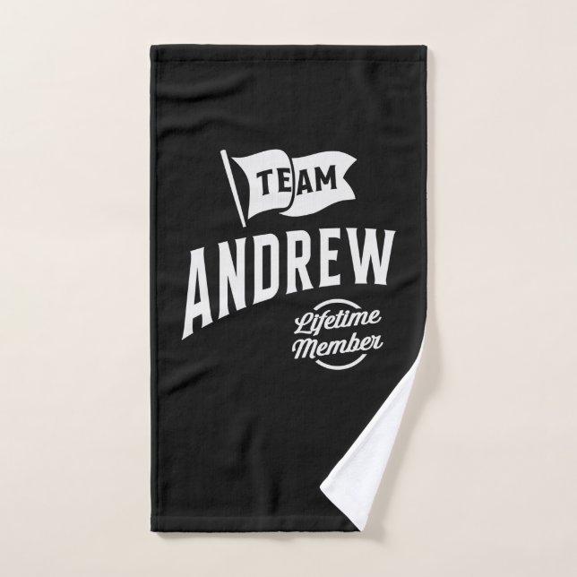Team Andrew Lifetime Member Bath Towel Set (Hand Towel)