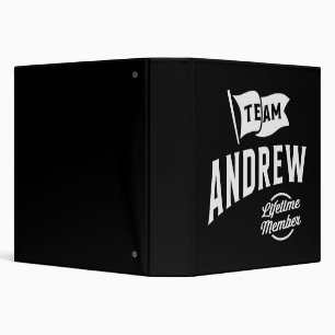 Team Andrew Lifetime Member Binder