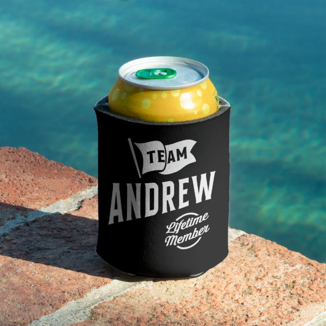 Team Andrew Lifetime Member Can Cooler (In Situ Pool)