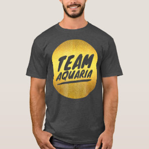 Team Aquaria - Gold Emblem Effect T-Shirt