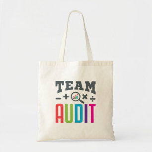 Team Audit Auditor Auditing Group Accountant Tote Bag