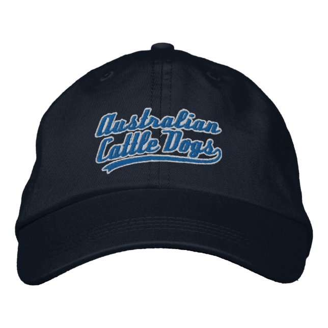 Team Australian Cattle Dogs Embroidered Hat (Front)