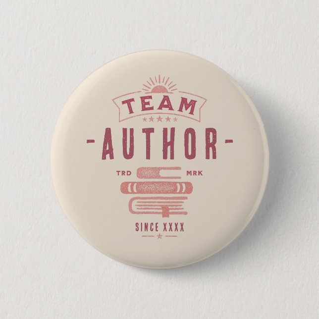 Team Author Customized 2 Inch Round Button (Front)