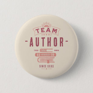 Team Author Customized 2 Inch Round Button