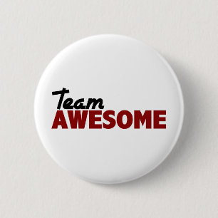 Team Awesome 2 Inch Round Button