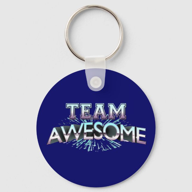 Team Awesome Keychain (Front)