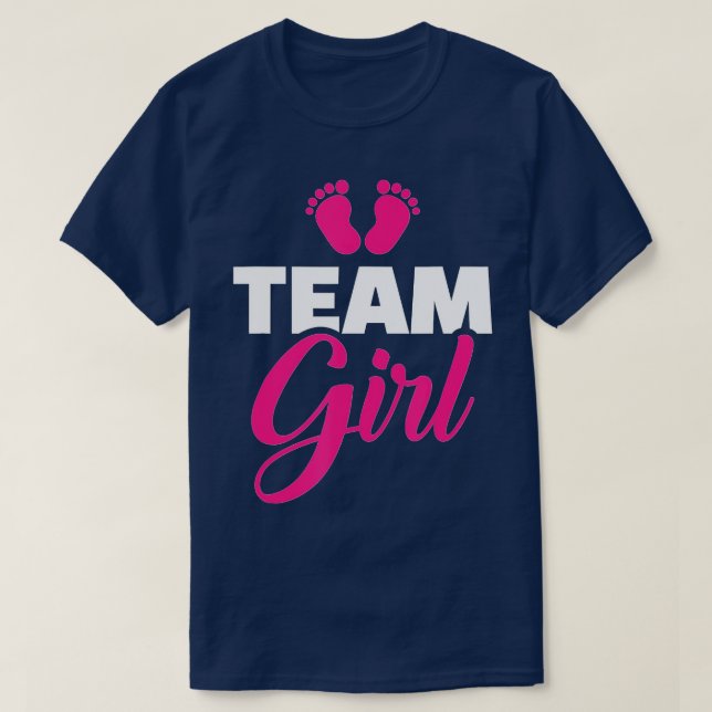 Team baby girl T-Shirt (Design Front)