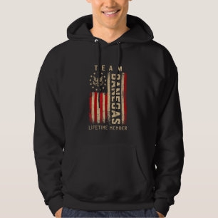 Team BANEGAS Lifetime Member American Flag Hoodie