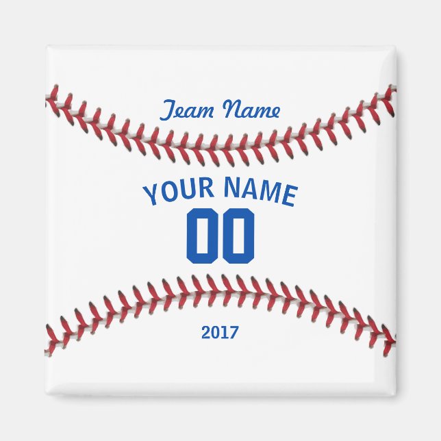 Team Baseball Sport Magnet (Front)