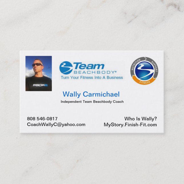 Team Beachbody Business Card (Front)