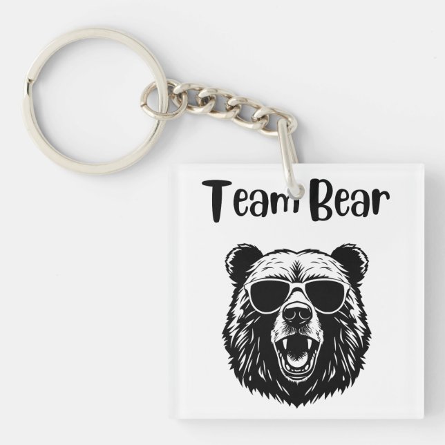 Team Bear Keychain (Front)