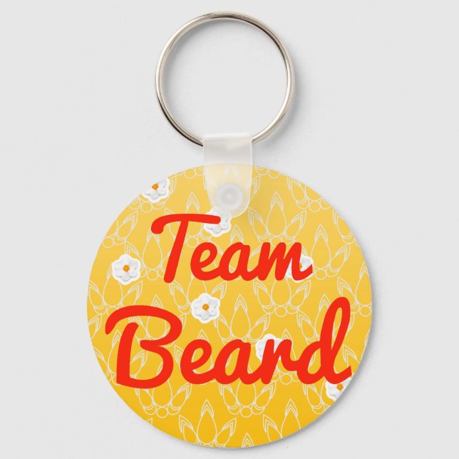 Team Beard Keychain (Front)