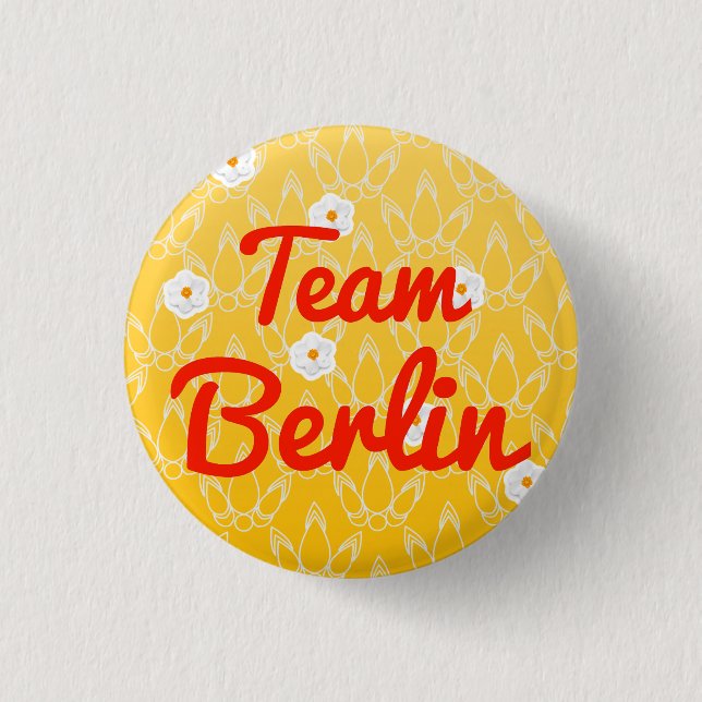 Team Berlin 1 Inch Round Button (Front)