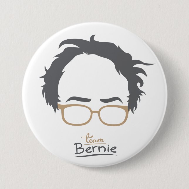 Team Bernie - Bernie Sanders for President 3 Inch Round Button (Front)