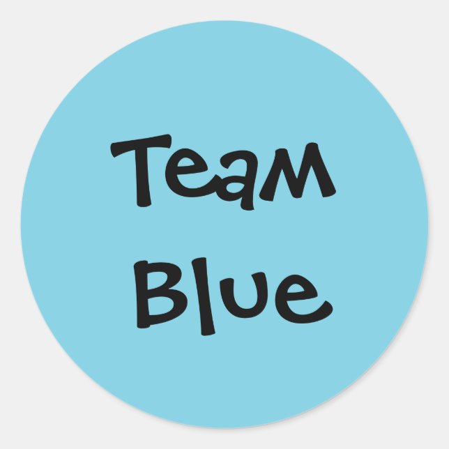 "Team Blue" Stickers (Front)