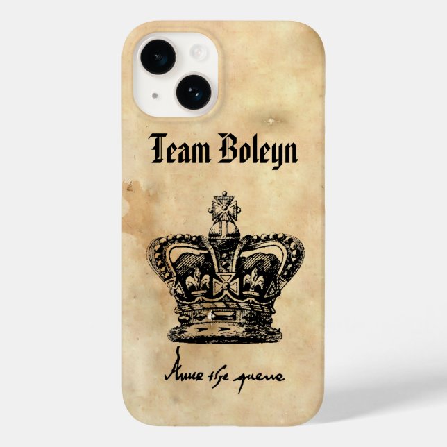 Team Boleyn - Anne's Crown & Signature Case-Mate i Case-Mate iPhone Case (Back)