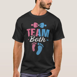 Team Both for a Gender Reveal Parents T-Shirt