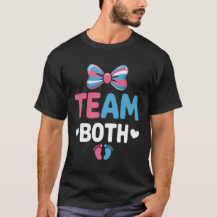 Team Both Funny Gender Reveal Party Squad T-Shirt