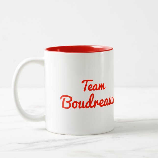 Team Boudreaux Two-Tone Coffee Mug (Left)