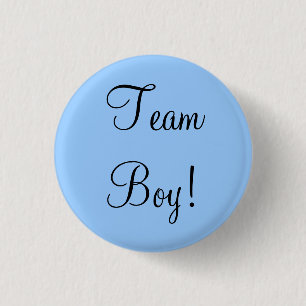 Team Boy 1 Inch Round Button