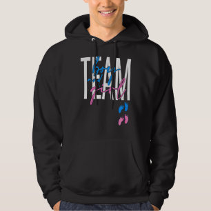 Team Boy And Girl Gender Reveal Baby Shower Pink A Hoodie