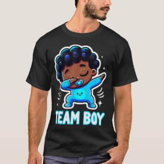 Team Boy Baby Gender Reveal Party Announcement T-Shirt