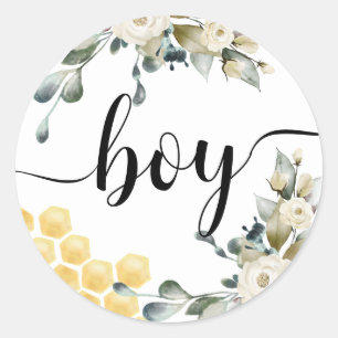 Team Boy Bee thème Sticker Révélateur Ronde de gen