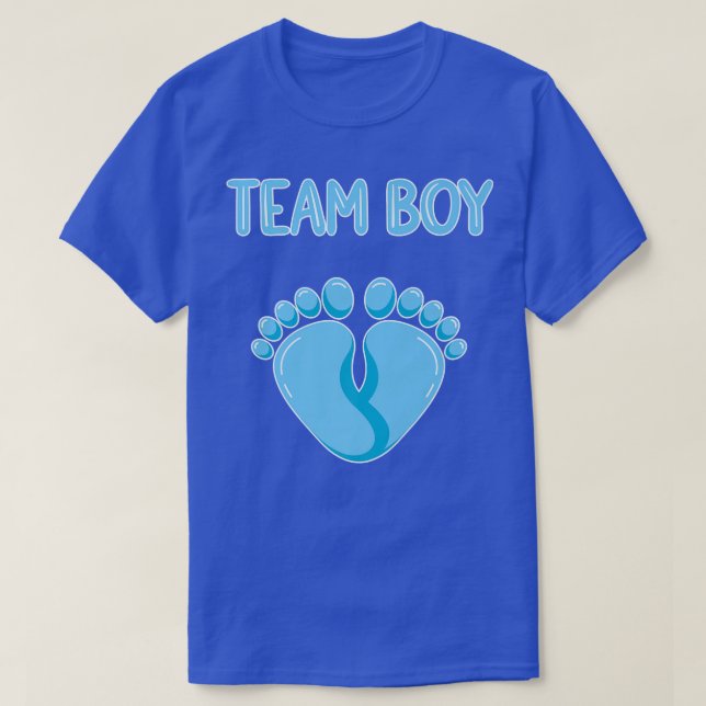 Team Boy Gender Reveal  (2) T-Shirt (Design Front)