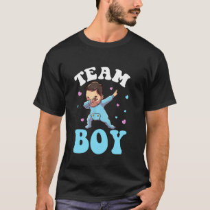 Team Boy Gender Reveal Baby Dabbing T-Shirt