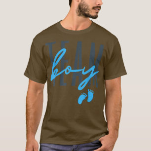 Team Boy Gender Reveal Baby Shower Pink or Blue 65 T-Shirt