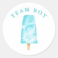 Team Boy Gender Reveal Party Vote