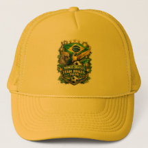 Team Brazil 2026 Jaguar & Macaw Soccer Fan 